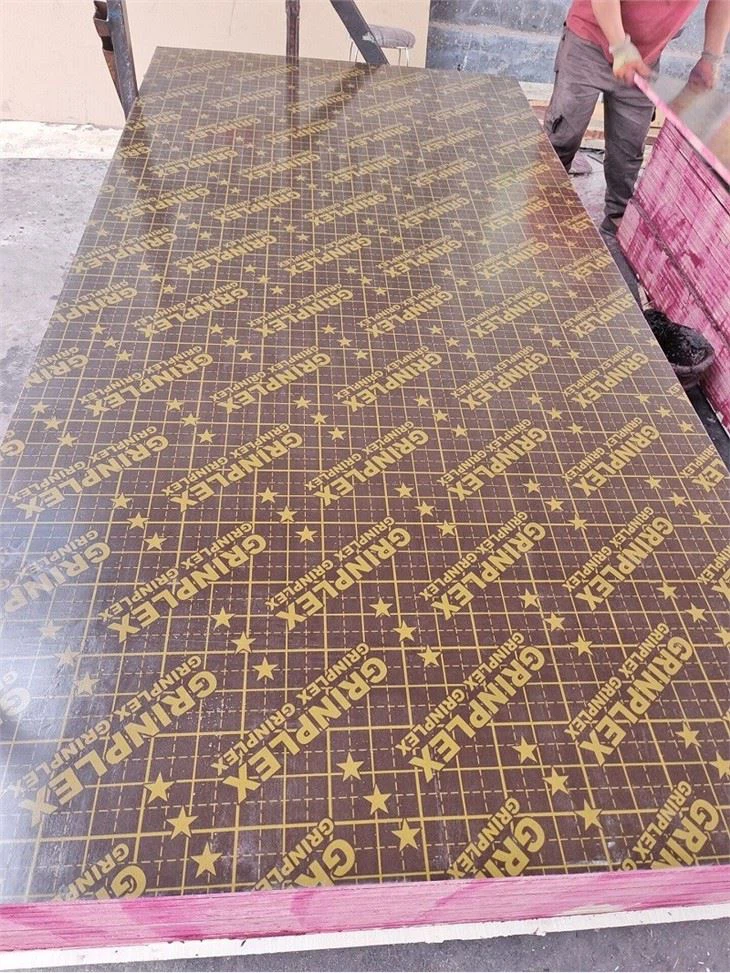 18MM Phenolic Triplay Double Film For Construction Concrete